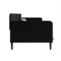 Home Design Fallon Linen Upholstered Daybed for Kids and Adults