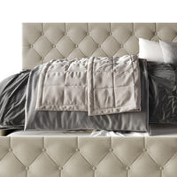 Home Design Tyler Daybed with Trundle for Adult, Warm Gray