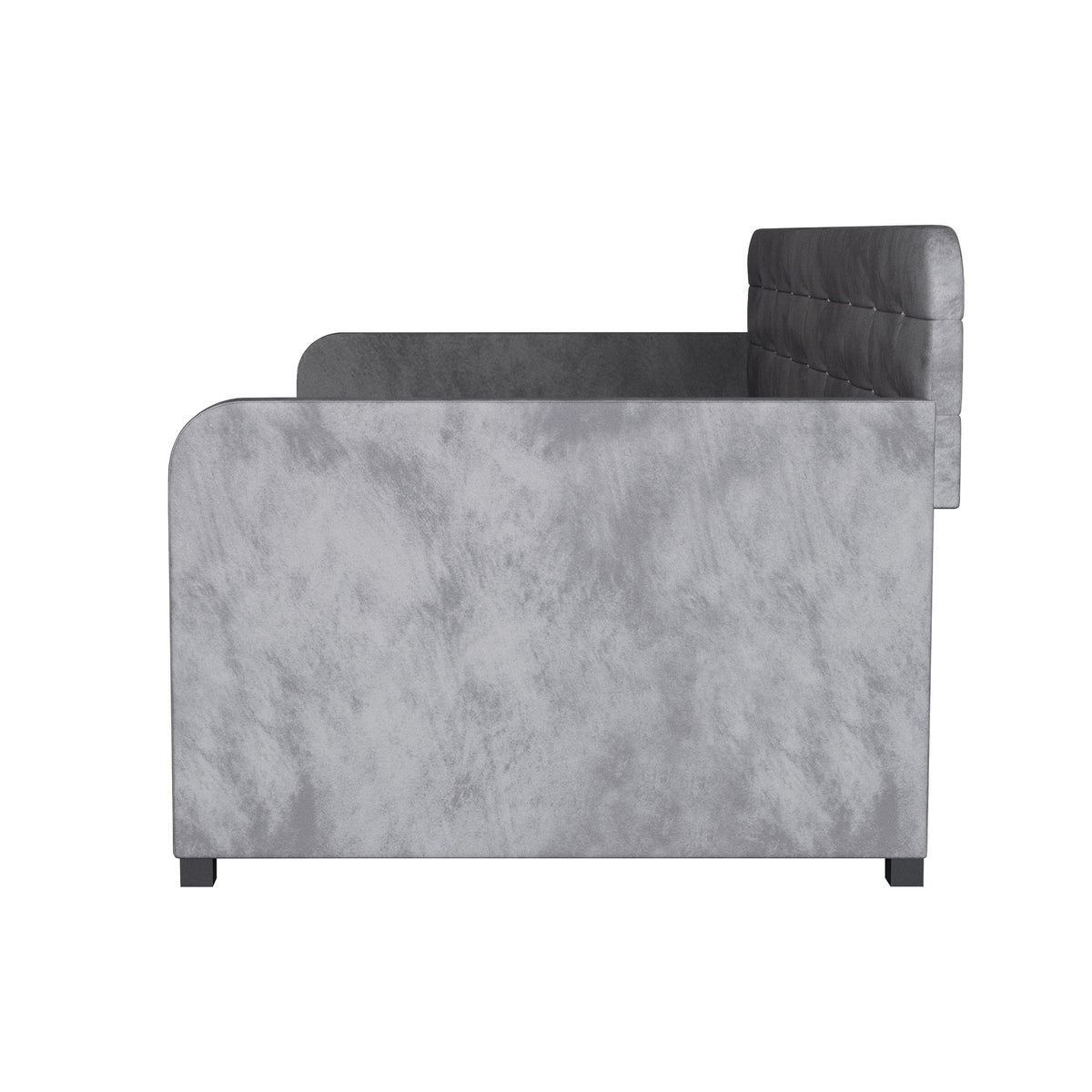 Home Design Elyria Diamond Button Tufted Velvet Upholstered Daybed