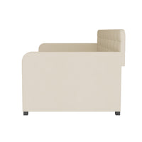 Home Design Elyria Diamond Button Tufted Velvet Upholstered Daybed