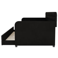 Home Design Elyria Diamond Button Tufted Velvet Upholstered Daybed