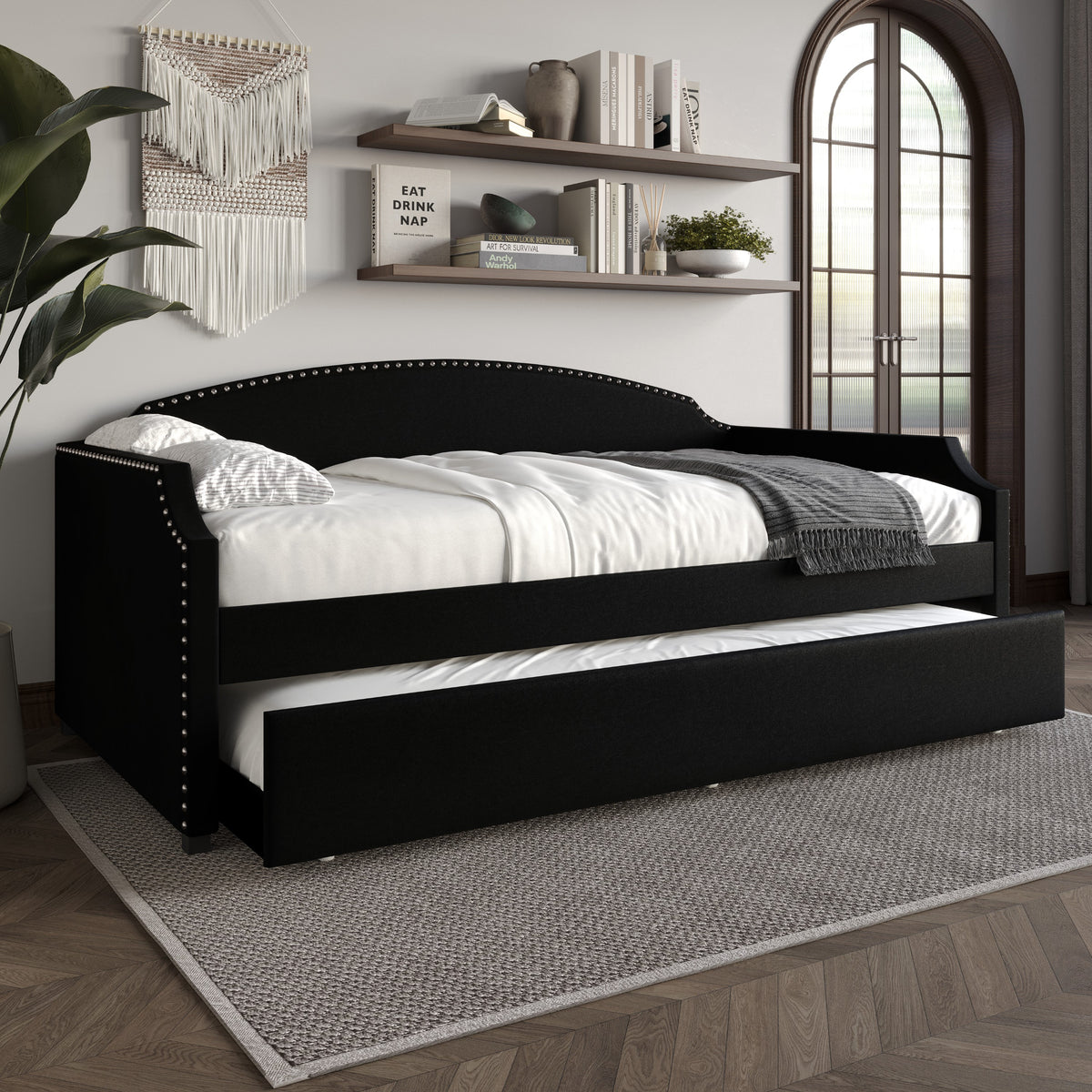 Home Design Kilgore Upholstered Twin Daybed