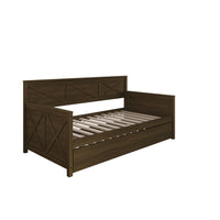 Home Design Minot Twin Wood Daybed with Pull-out Trundle