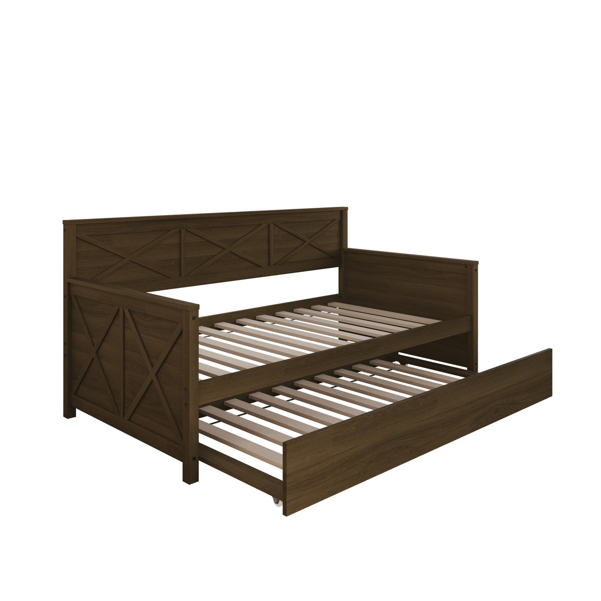 Home Design Minot Twin Wood Daybed with Pull-out Trundle
