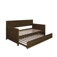 Home Design Minot Twin Wood Daybed with Pull-out Trundle