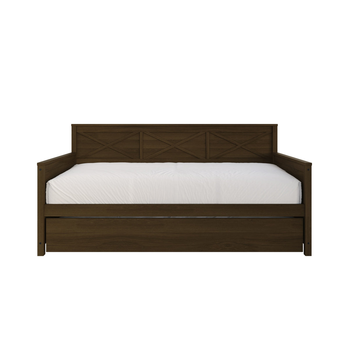 Home Design Minot Twin Wood Daybed with Pull-out Trundle