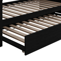 Home Design Minot Twin Wood Daybed with Pull-out Trundle