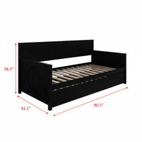 Home Design Minot Twin Wood Daybed with Pull-out Trundle
