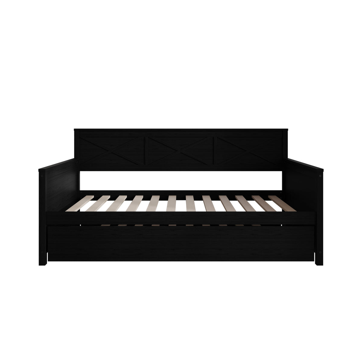 Home Design Minot Twin Wood Daybed with Pull-out Trundle