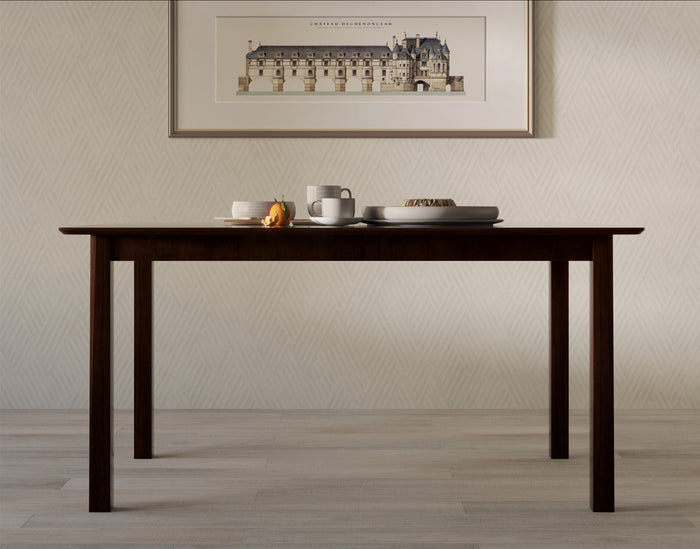 Home Design Jesse Dining Table, Dark Brown