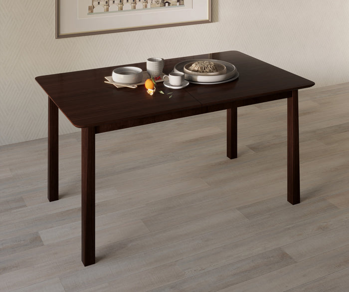 Home Design Jesse Dining Table, Dark Brown