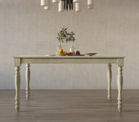 Home Design Lily 7 Piece Dining Set, Antique Gray
