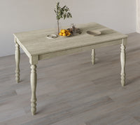 Home Design Lily 7 Piece Dining Set, Antique Gray