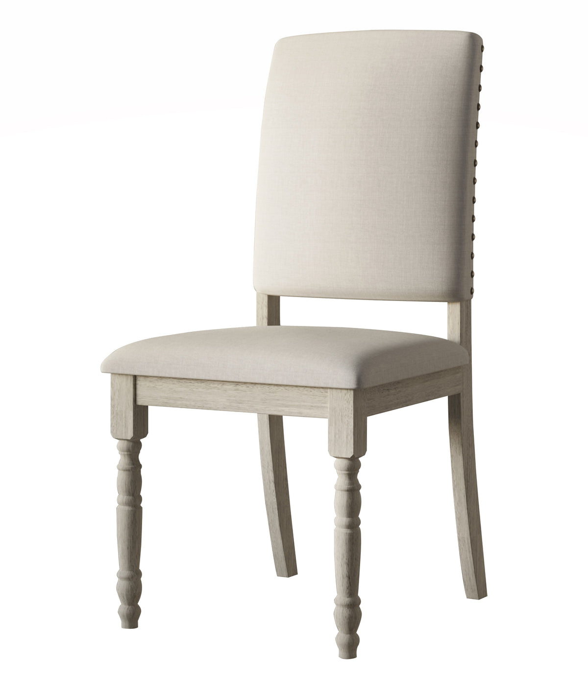 Home Design Lily 7 Piece Dining Set, Antique Gray