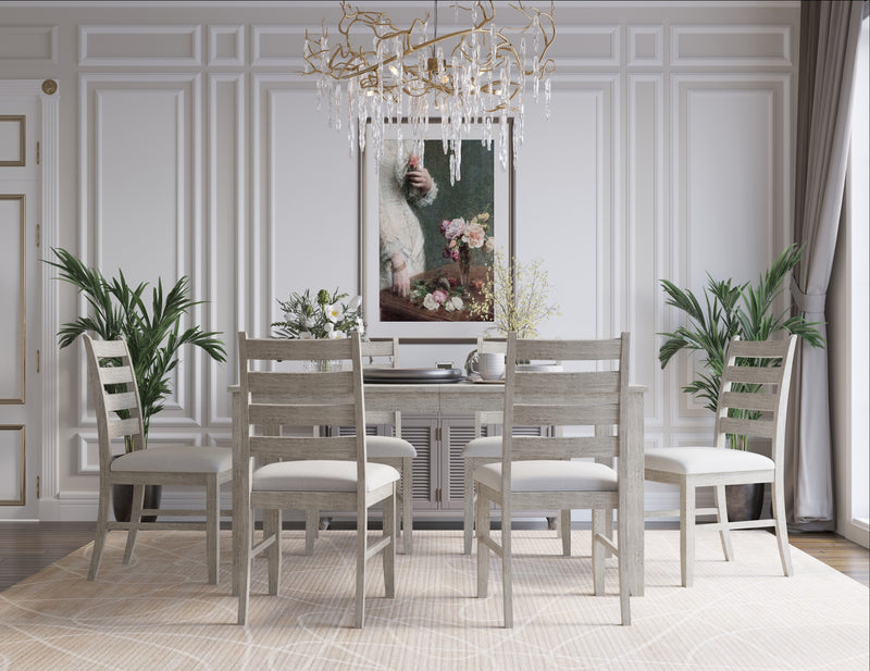 Home Design Cindy Dining Set, Antique Gray