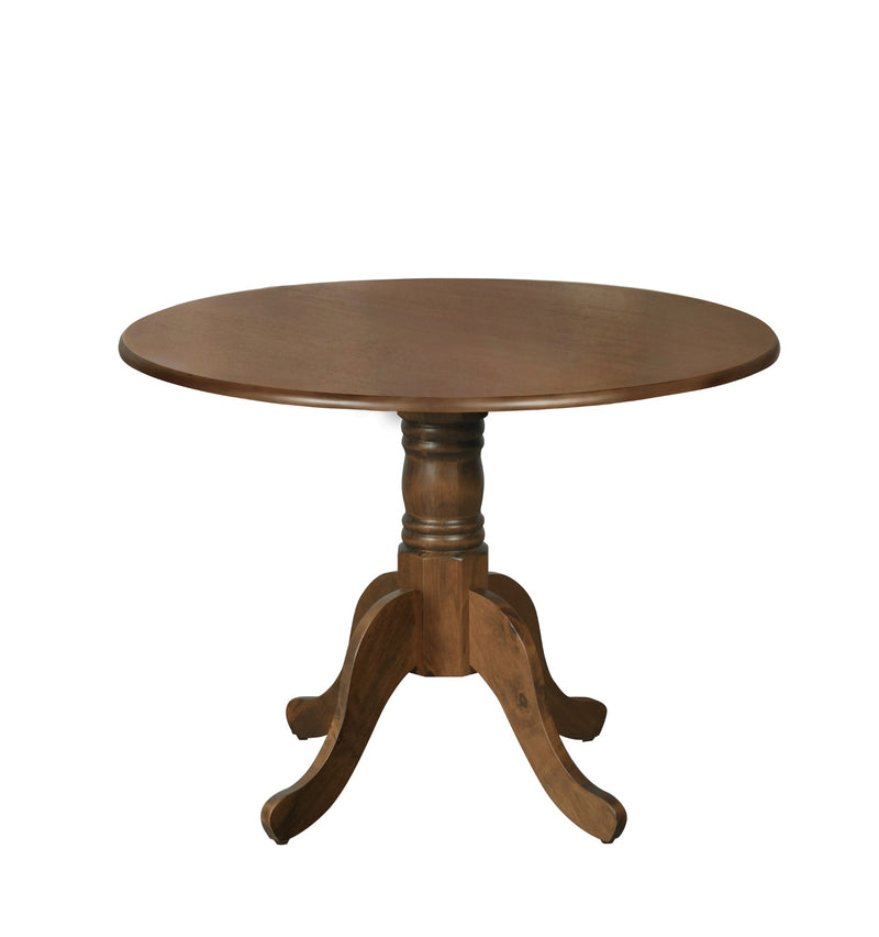 Home Design Olivia 5 Piece Dining Set, Brown, Gray/Brown