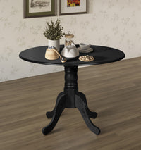 Home Design Olivia 5 Piece Dining Set, Black, Gray/Black