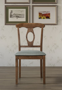 Modesto 5-Piece Dining Set, Rectangular Table with Upholstered Chairs, Sturdy Construction, Timeless Design