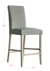 Home Design Macon 5 Piece Counter Height Dining Set, Antique Gray, Easy Assembly