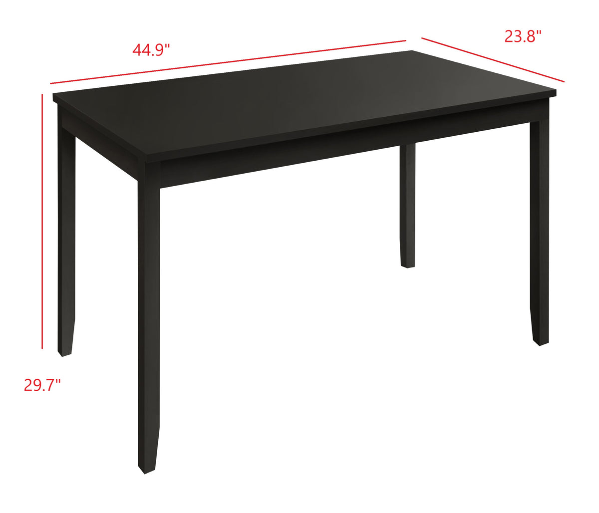 Home Design Greenville Dining Set, Black