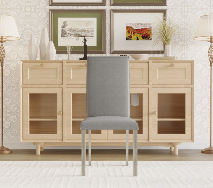Home Design Greenville Dining Set, Antique Gray