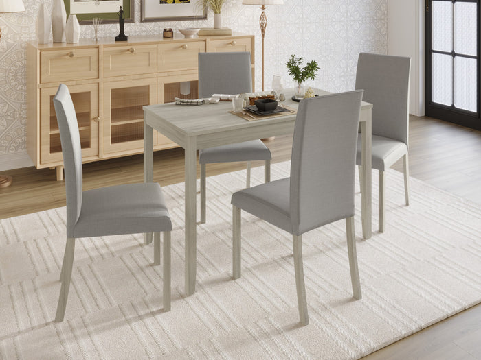 Home Design Greenville Dining Set, Antique Gray