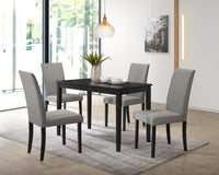 Home Design Greenville Dining Set, Black