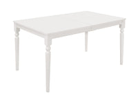 Home Design Beckley Dining Set, White, Gray/White