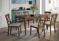 Home Design Beckley Dining Set, Brown, Gray/Brown