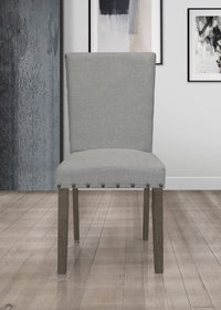 Home Design Clinton 7 Piece Dining Set, Taupe, Gray/Taupe