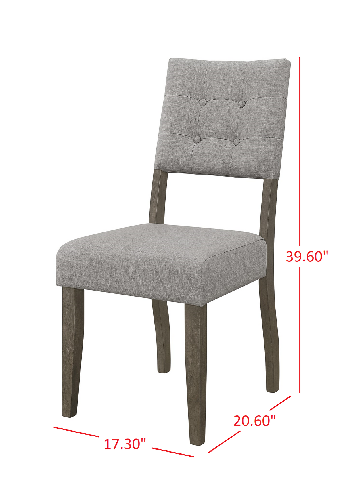 Home Design Derry 7 Piece Dining Set, Taupe, Gray/Taupe