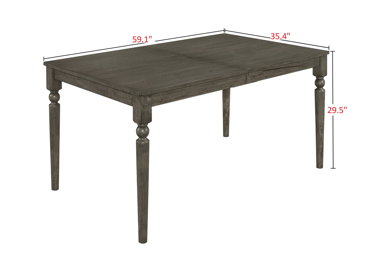 Home Design Franklin Dining Table, Taupe