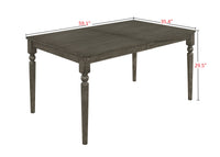 Home Design Franklin Dining Table, Taupe