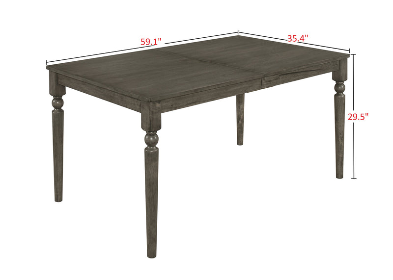 Home Design Franklin Dining Table, Taupe