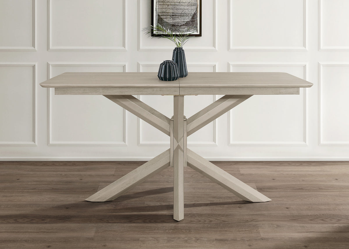 Home Design Geneva Dining Set, Antique Gray, Gray/Antique Gray