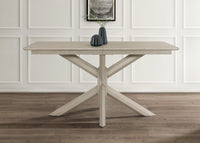 Home Design Geneva Dining Table, Antique Gray