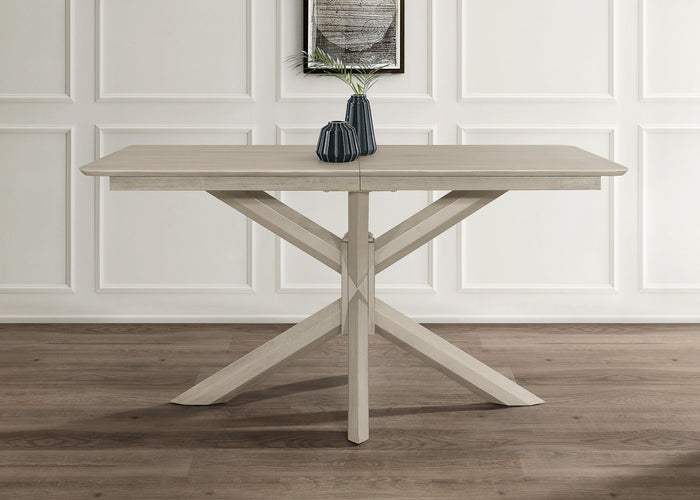 Home Design Geneva Dining Table, Antique Gray