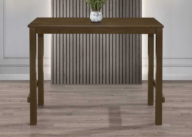 Home Design Rolla Counter Height Dining Set, Brown, Warm Gray/Brown