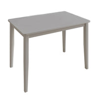 Home Design 5 Pieces Denwin Dining Set Table and 4 Chairs, Greyish White