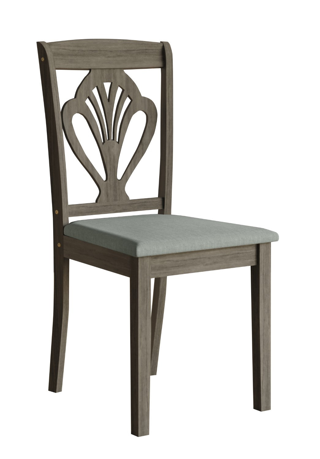Home Design 5 Pieces Denwin Dining Set Table and 4 Chairs, Taupe
