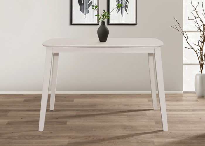 Home Design 5 Piece Kim Dining Set, Greyish White/Taupe