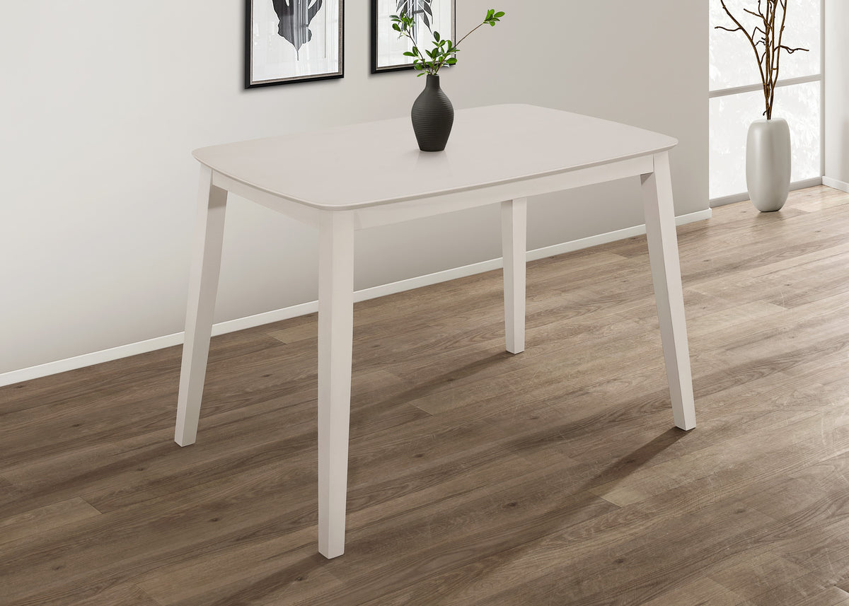 Home Design 5 Piece Kim Dining Set, Greyish White/Taupe