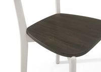 Home Design 5 Piece Kim Dining Set, Greyish White/Taupe
