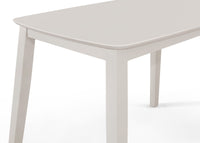 Home Design 5 Piece Kim Dining Set, Greyish White/Black