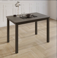 Home Design 5 Pieces Milford Starter Modern Indoor Dining Set, Table and 4 Chairs - Taupe