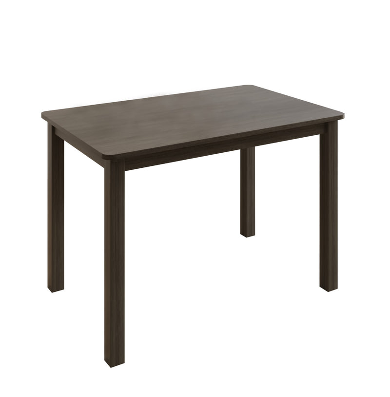 Home Design 5 Pieces Milford Starter Modern Indoor Dining Set, Table and 4 Chairs - Taupe