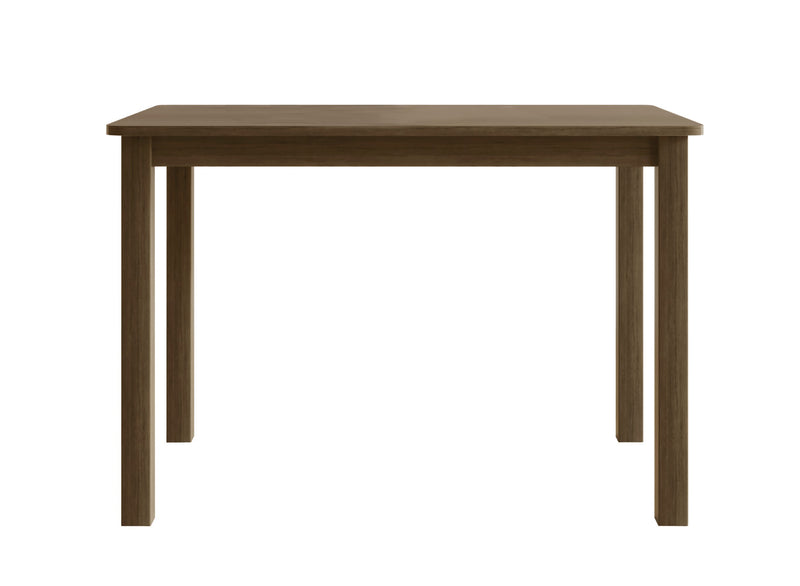 Home Design 5 Pieces Milford Starter Modern Indoor Dining Set, Table and 4 Chairs - Brown