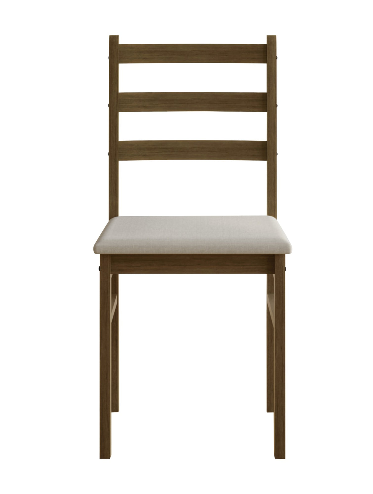 Home Design 5 Pieces Milford Starter Modern Indoor Dining Set, Table and 4 Chairs - Brown