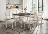 Home Design Savannah Dining Set, Antique Gray, Antique Gray/Taupe