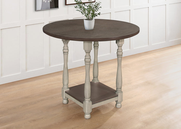 Home Design Ashley Counter Table, Antique Gray/Taupe
